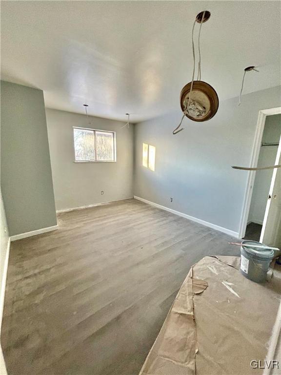 interior space featuring hardwood / wood-style flooring