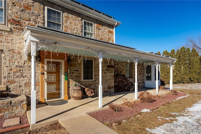 view of front of home