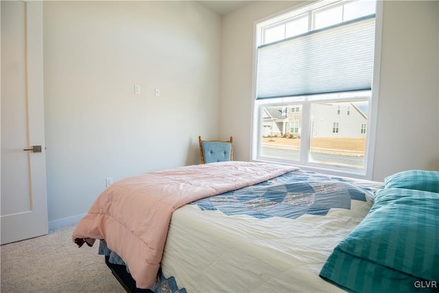 bedroom featuring carpet flooring