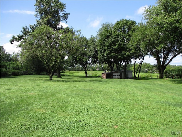 view of yard