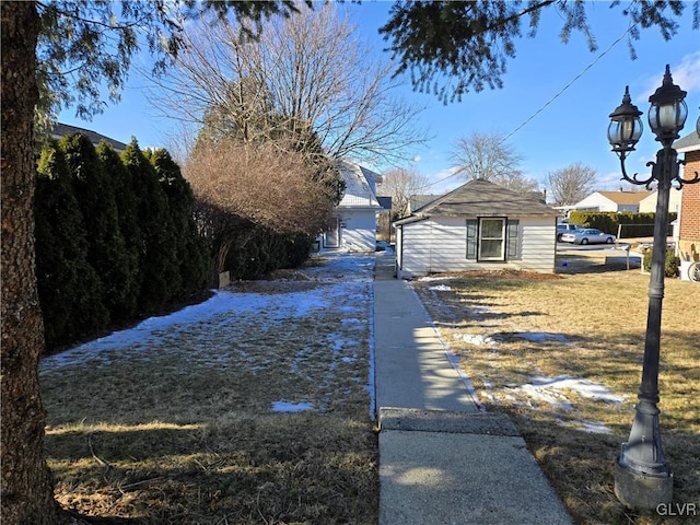 view of road