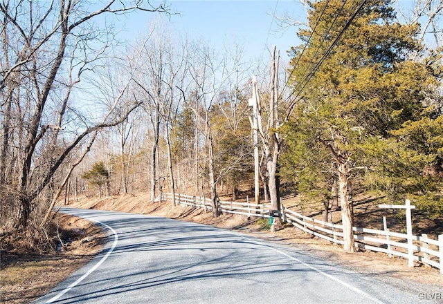 view of road