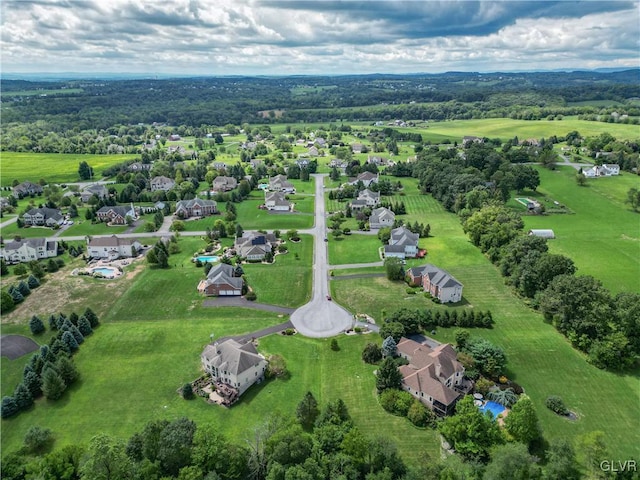 birds eye view of property featuring a residential view