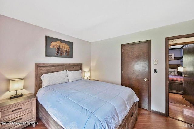 134 Moseywood Rd, Kidder Township S, PA 18624 - bedroom with baseboards and dark wood-type flooring