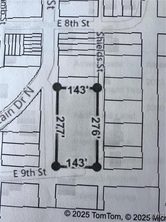 Hayes St, Bethlehem City, PA 18015 - map