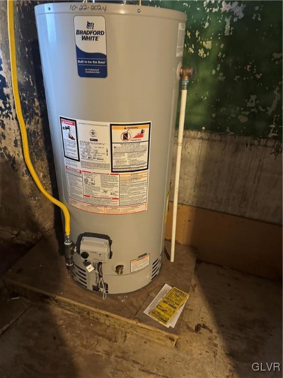 utilities featuring water heater