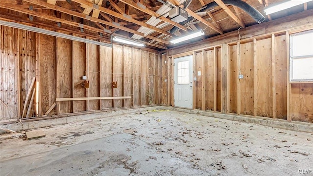 miscellaneous room featuring a wealth of natural light