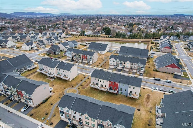 birds eye view of property featuring a residential view