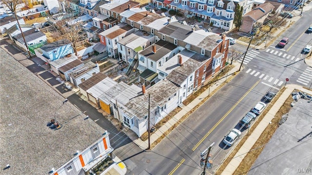 bird's eye view featuring a residential view