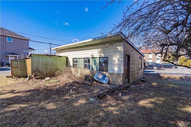 view of back of property