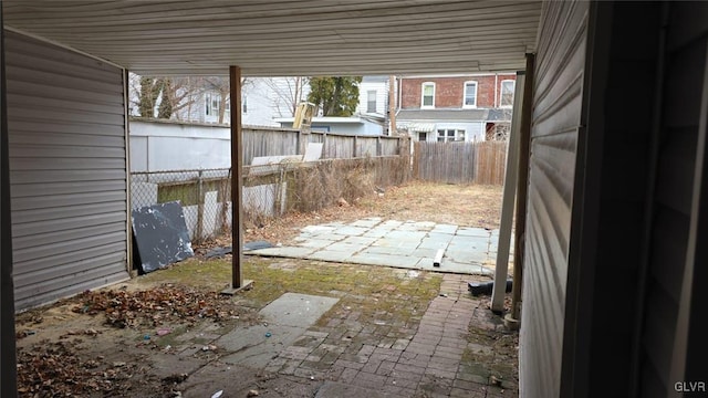 view of patio with fence private yard