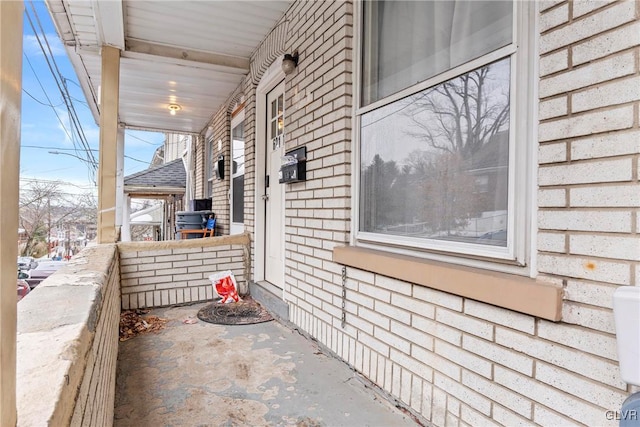 view of patio with covered porch