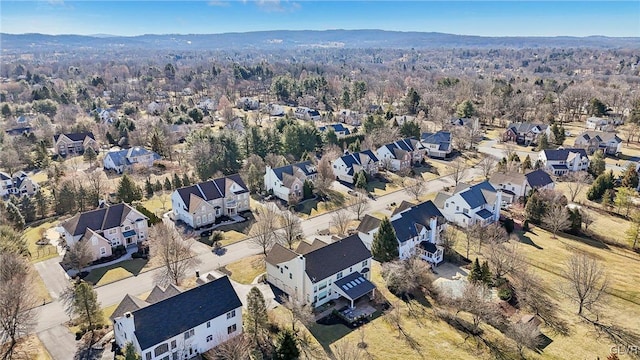 birds eye view of property featuring a residential view