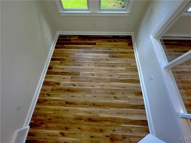 interior space with baseboards