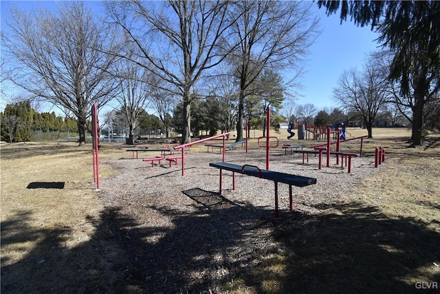 view of community playground