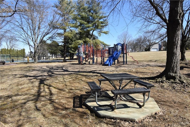 view of community playground