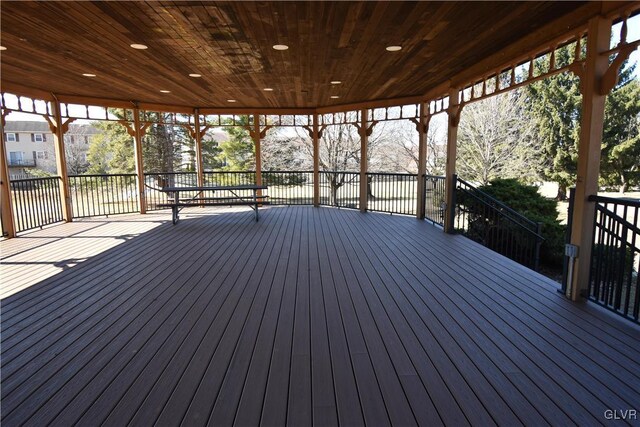 view of deck