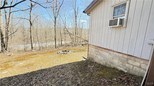 view of yard with cooling unit