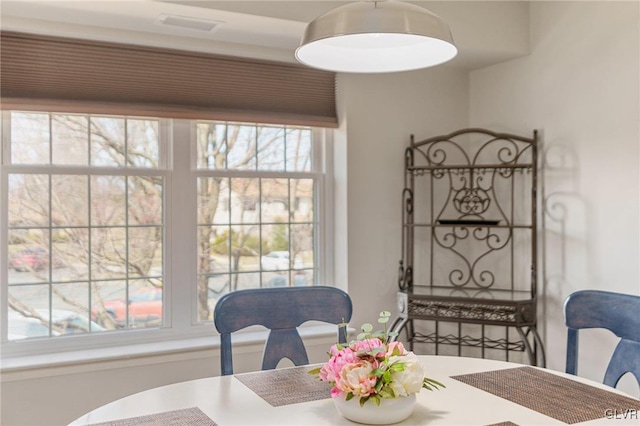 view of dining room