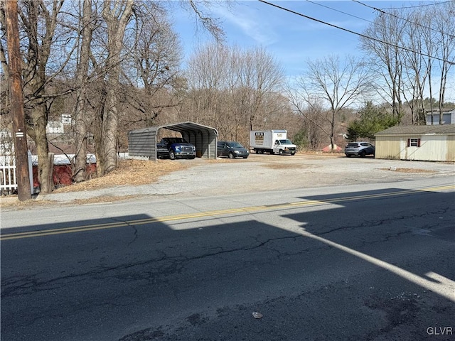 view of road