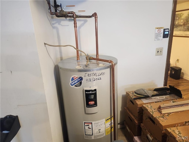 utilities with electric water heater