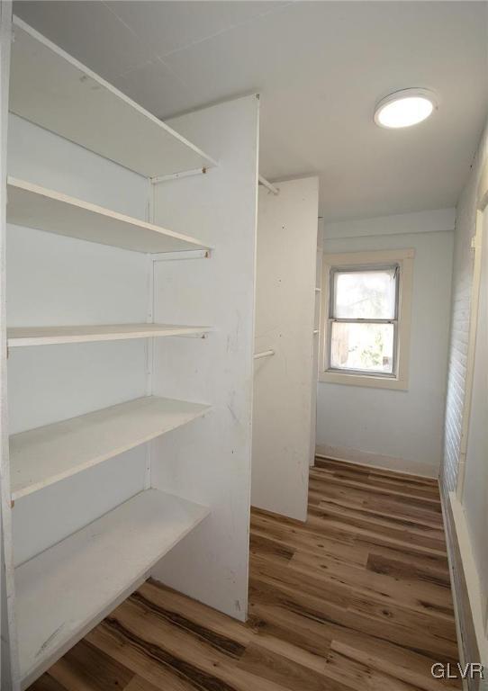 interior space featuring wood finished floors