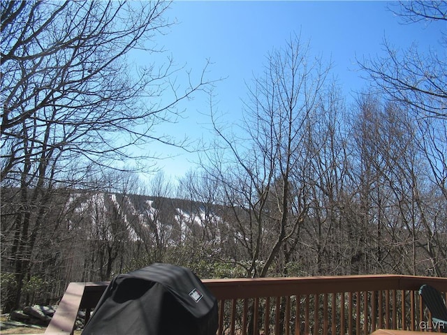 property view of mountains with a view of trees