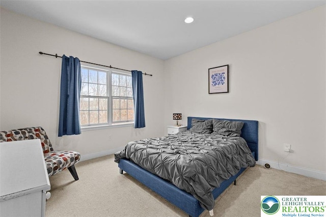 255 Rising Meadow Way E, Stroudsburg, PA 18302 - carpeted bedroom with baseboards and recessed lighting