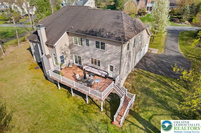 255 Rising Meadow Way E, Stroudsburg, PA 18302 - aerial view of property and surrounding area