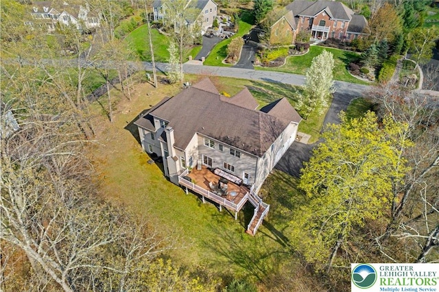255 Rising Meadow Way E, Stroudsburg, PA 18302 - aerial view of property and surrounding area