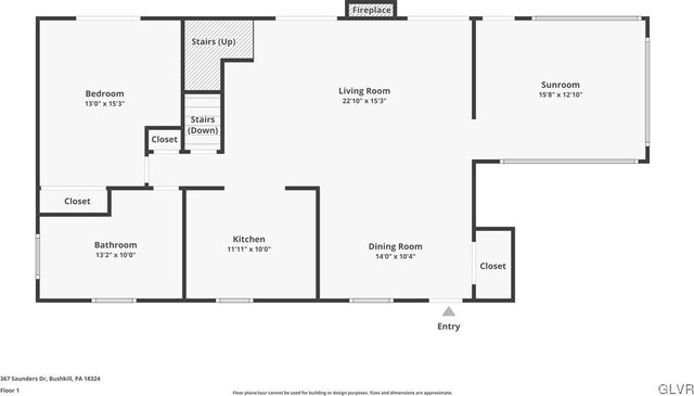 367 Saunders Dr, Lehman Twp, PA 18324 - plan