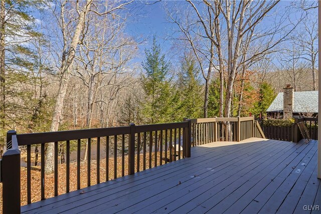 367 Saunders Dr, Lehman Twp, PA 18324 - view of wooden deck