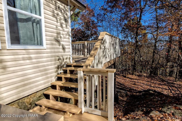 exterior space with stairs