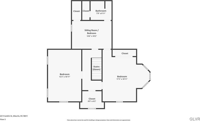 221 Franklin St, Alburtis Borough, PA 18011 - floor plan