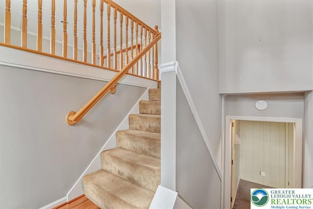 view of stairs