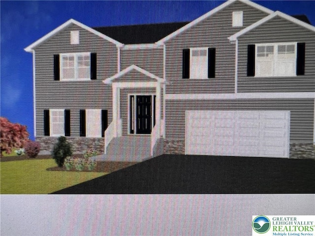 5743 Crescent Dr, North Whitehall Twp, PA 18078 - view of front of home featuring a front lawn