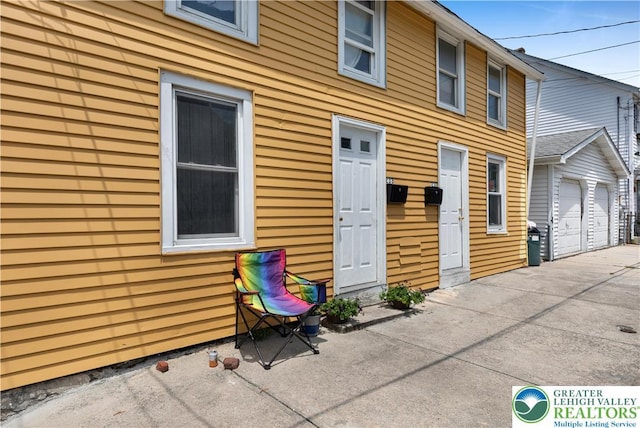 231 W Abbott St, Lansford Borough, PA 18232 - exterior space featuring a garage