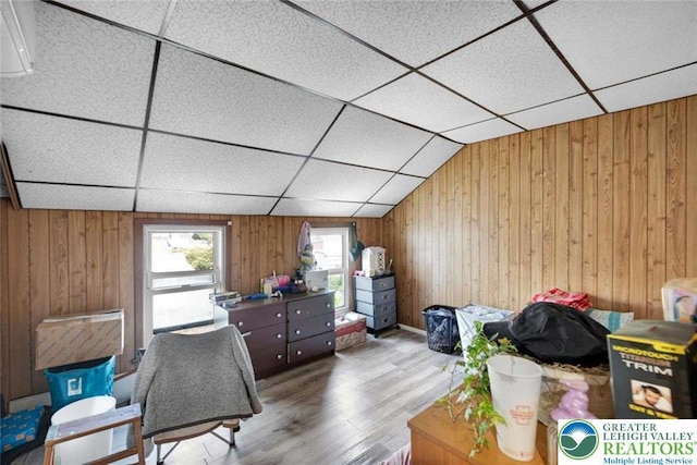 231 W Abbott St, Lansford Borough, PA 18232 - interior space with wooden walls and wood finished floors