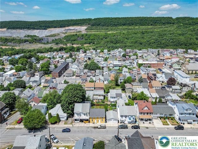 231 W Abbott St, Lansford Borough, PA 18232 - birds eye view of property with a residential view and a view of trees