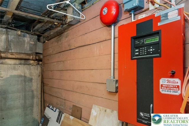 view of utility room