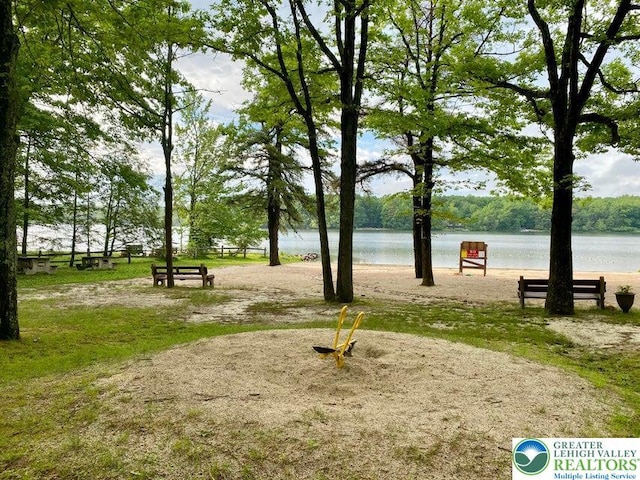 71 Dogwood Dr, Penn Forest Township, PA 18229 - view of home's community with a water view