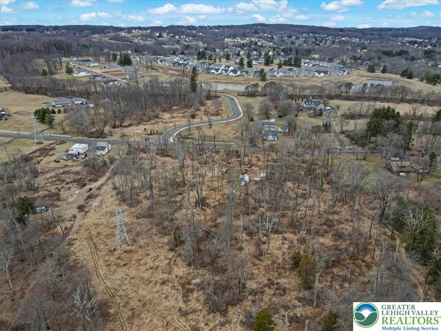 3421 Old Bethlehem Pike, Springfield Twp, PA 18036 - aerial view of property and surrounding area