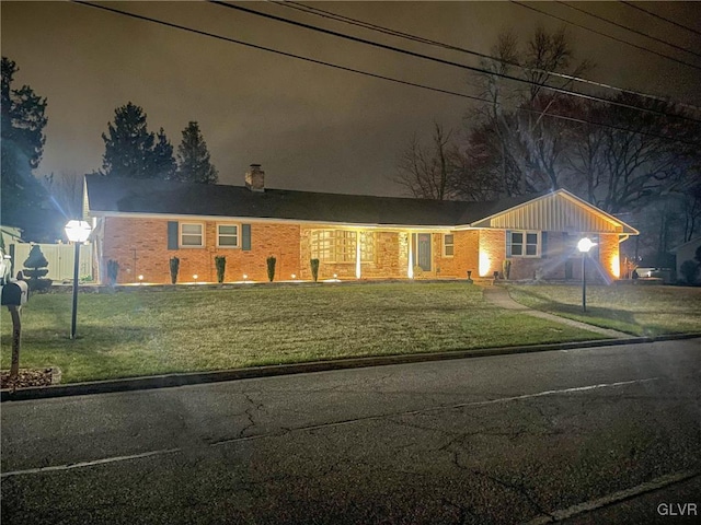 3332 Sherwood Rd, Palmer Twp, PA 18045 - single story home featuring brick siding and a yard