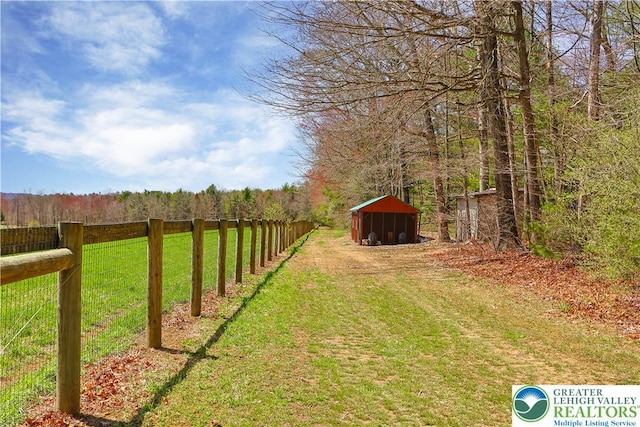 376 Hty Rd, Polk Twp, PA 18058 - view of yard featuring a shed