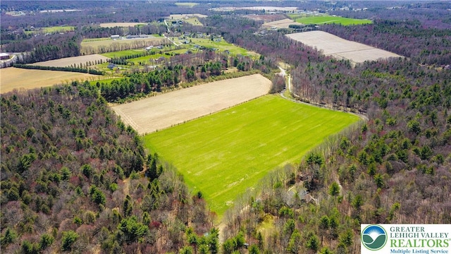 376 Hty Rd, Polk Twp, PA 18058 - aerial view of sparsely populated area featuring large plots for crops