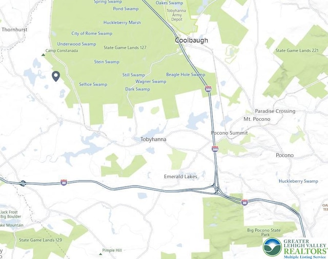 1009 Maple Dr, Tobyhanna Twp, PA 18347 - map