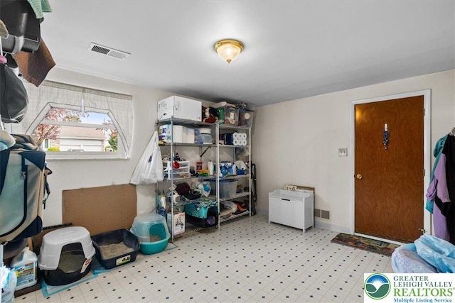 storage area with visible vents