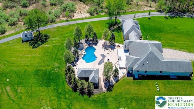 901 Meyer Rd, Bushkill Twp, PA 18064 - aerial view of a pool