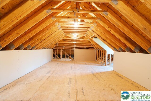 901 Meyer Rd, Bushkill Twp, PA 18064 - view of unfinished attic