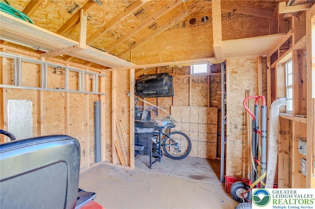 view of storage room